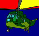 Dibujo Helicóptero al rescate pintado por hyioh9