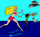 Dibujo Barbie de regreso a la playa pintado por AAAAAAAAAAAAGOS