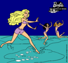 Dibujo Barbie de regreso a la playa pintado por Gemita
