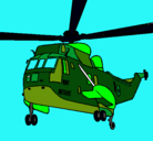 Dibujo Helicóptero al rescate pintado por tagi