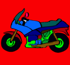 Dibujo Motocicleta pintado por renatoxi