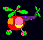 Dibujo Helicóptero adornado pintado por brenluna