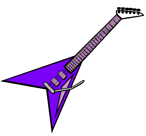 Dibujo Guitarra eléctrica II pintado por baird3211