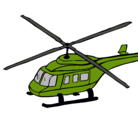 Dibujo Helicóptero  pintado por dekard
