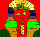 Dibujo Tutankamon pintado por bruno11