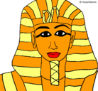 Dibujo Tutankamon pintado por 99noa88