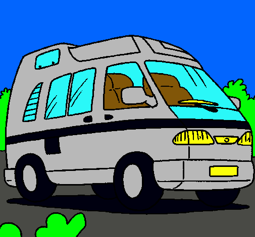 Dibujo Caravana compacta pintado por sofia1