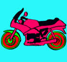 Dibujo Motocicleta pintado por motito