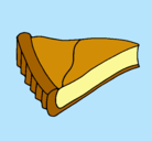 Dibujo Tarta de queso pintado por Nahomy