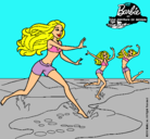 Dibujo Barbie de regreso a la playa pintado por Patricia6