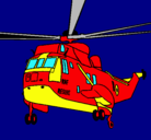 Dibujo Helicóptero al rescate pintado por NCIS