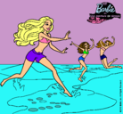 Dibujo Barbie de regreso a la playa pintado por eldefita