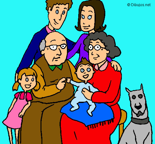 Dibujo Familia pintado por STELLAMARIS