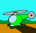 Dibujo Helicóptero pequeño pintado por andreyber