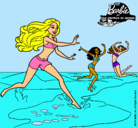 Dibujo Barbie de regreso a la playa pintado por patriciag