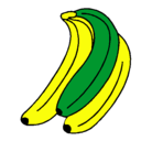 Dibujo Plátanos pintado por platano