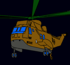 Dibujo Helicóptero al rescate pintado por yhgjf