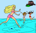 Dibujo Barbie de regreso a la playa pintado por gabriela23