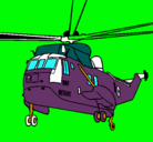 Dibujo Helicóptero al rescate pintado por BAEJIAELPI
