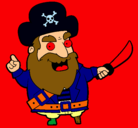 Dibujo Pirata pintado por solland