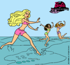Dibujo Barbie de regreso a la playa pintado por keshavane