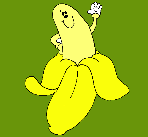 Dibujo Banana pintado por faridey