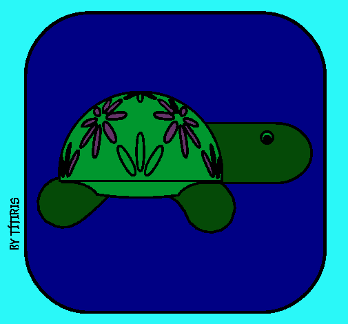 Dibujo Tortuga 4 pintado por DANIELITO1