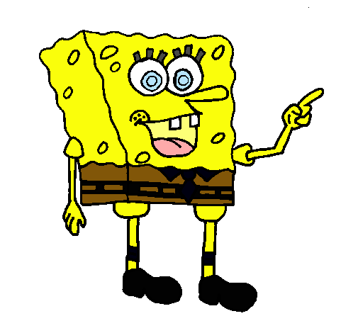 Dibujo Bob Esponja pintado por Xuliiyah99