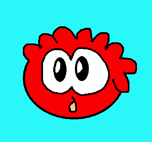 Dibujo Puffle 2 pintado por Miquiela