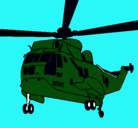 Dibujo Helicóptero al rescate pintado por AGUSVERA