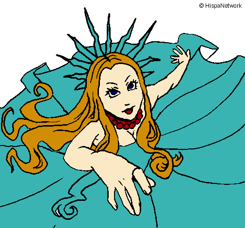 Dibujo Princesa neoyorquina pintado por martina10Dulce