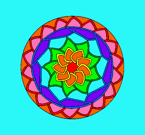 Dibujo Mandala 1 pintado por keketony