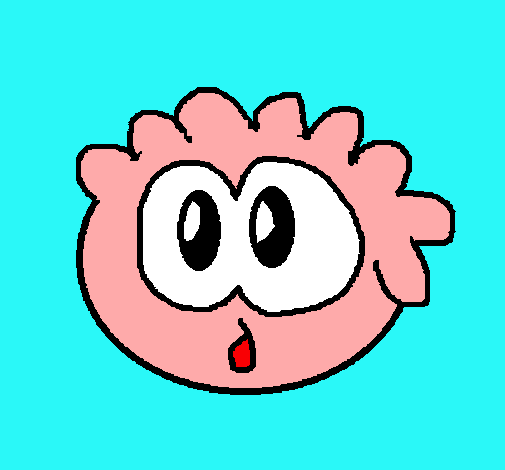 Dibujo Puffle 2 pintado por Miquiela