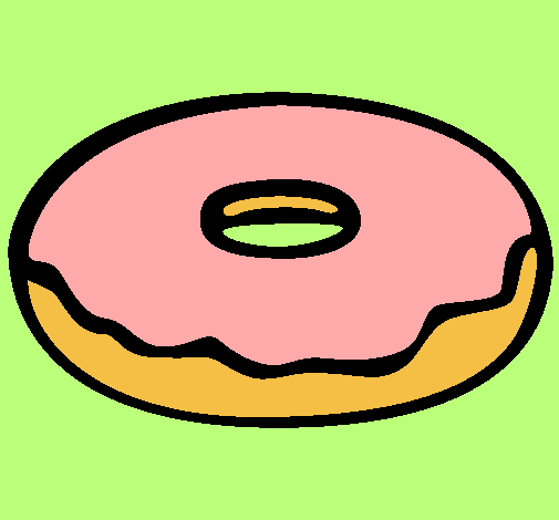 Dibujo Donuts pintado por antia