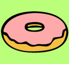 Dibujo Donuts pintado por antia