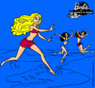 Dibujo Barbie de regreso a la playa pintado por toguani