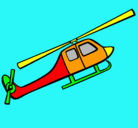 Dibujo Helicóptero de juguete pintado por irving