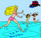 Dibujo Barbie de regreso a la playa pintado por Adikktiva