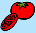 Dibujo Tomate pintado por Nahomy