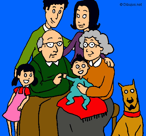 Dibujo Familia pintado por dracuvil