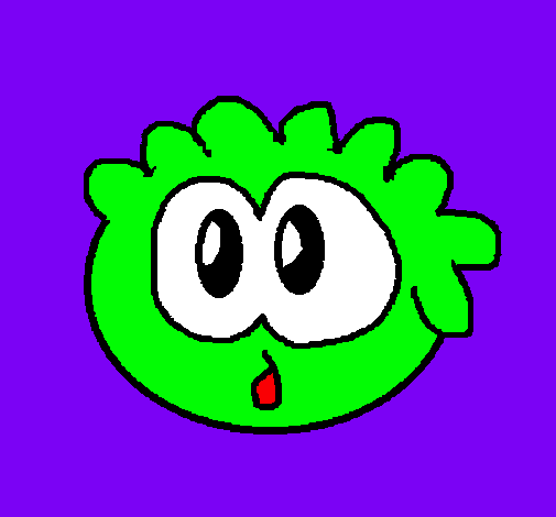 Dibujo Puffle 2 pintado por Miquiela