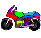 Dibujo Motocicleta pintado por Alvarito