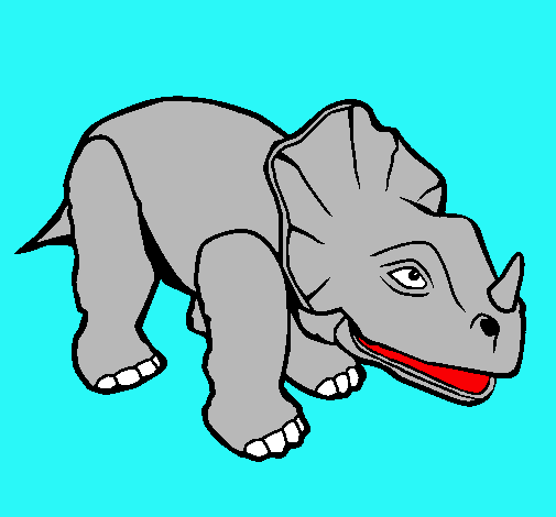 Dibujo Triceratops II pintado por KERWIN