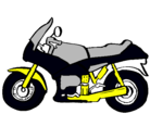Dibujo Motocicleta pintado por areli25