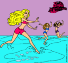 Dibujo Barbie de regreso a la playa pintado por 999999999999999