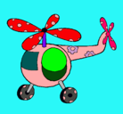 Dibujo Helicóptero adornado pintado por camilo