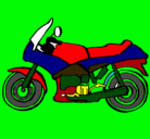 Dibujo Motocicleta pintado por fabiu