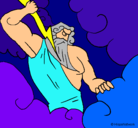 Dibujo Dios Zeus pintado por Dios 