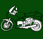 Dibujo Motocicleta pintado por Almucena