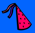 Dibujo Sombrero de cumpleaños pintado por greismar